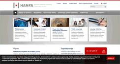 Desktop Screenshot of hanfa.hr